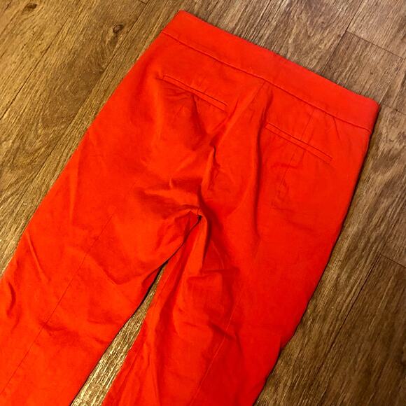 J. Crew Remi Pant in Grenadine Orange / Red Size 2 - Picture 7 of 10